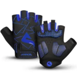 ATERCEL Cycling Gloves (Blue/Black) $7.49 at Amazon