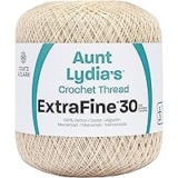 Aunt Lydia’s Crochet Size 30 Thread for $4.49
