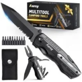 Aursy 13-in-1 Multitool Pocket Knife with Pliers, Wire Cutter, Screwdriver – $6.79