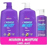 Aussie Miracle Moist Shampoo, Conditioner & Avocado Oil 3-Pack for $16.96