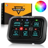 AUXBEAM 6 Gang RGB On/Off Switch Panel Kit for LED Lights – $111.99