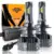 AUXBEAM H7 Canbus LED Headlight Bulb Kit (High/Low Beam, 6500K) – $56.99 ($113.98 Value)