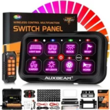 AUXBEAM RGB 8 Gang Switch Panel with Remote Control for $167.99