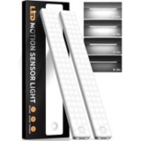 Auxoda 13″ Motion Sensor Under Cabinet Lighting (2-Pack) $9.99