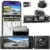 Azdome M550 3-Channel 4K Dash Cam with Rear Camera and 64GB Card for $64.50