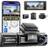 Azdome M550 Max 4K Dual Dash Cam with GPS and 64GB – Now $79.29