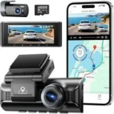 Azdome M550 Pro 4K+2.5K GPS Dash Cam with 64GB Card for $60.49