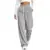 Baggy High Waisted Wide Leg Fleece Joggers with Pockets for $12.99