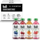 Bai Antioxidant Infused Flavored Water Variety Pack (12 x 18oz) for $12