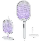 Baldr 2-in-1 Electric Fly Swatter with Purple Attractant Lamp for $15.99