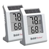 BaldrTherm 2.2-in Digital Thermometer and Hygrometer Meter 2-Pack – $8.99
