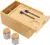 Bamboo Storage Box with Lid and 4 Compartments for $9.99