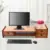 Bamboo Wood Monitor Stand Riser with Drawer for $37.65