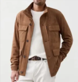 Banana Republic Men’s Vegan Suede Jacket Now $40 with Free Shipping