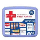 80-Piece BAND-AID Brand Portable First Aid Kit for $5.05