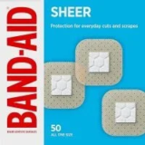 Band-Aid Brand Sheer Spots Adhesive Bandages (50-Count) for $1.84