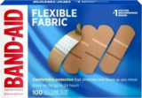 100-Count Band-Aid Flexible Fabric Adhesive Bandages for $5.38