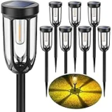 8-Pack Barleit Solar LED Outdoor Pathway Lights – $24.99 ($49.99 Original)