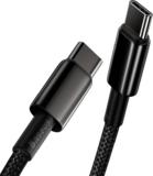 Baseus 100W PD 3.3′ USB-C Nylon Braided Fast Charging Cable for $3.99