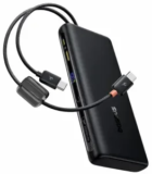 Baseus 100W Power Bank 20000mAh with Built-in Cables for $40