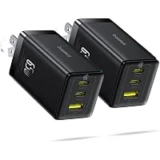 Baseus 65W 3-Port USB-C Charger Block 2-Pack – $26.99