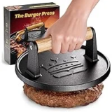 Basinel 6.5-Inch Cast Iron Smash Burger Press Now $12.99