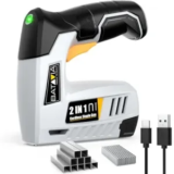 BATAVIA 2-in-1 Cordless Electric Brad Nailer & Stapler Now $28