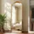BEAUTYPEAK 72″x24″ Full Length Mirror with Baroque Flower Design for $31.50