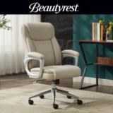 Beautyrest Beyla Ergonomic Office Chair in Ivory for $58.80