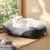 Bedsure Fluffy Plush Dog Bed for $11.99