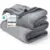 Bedsure GentleSoft 90×90″ Queen Fleece Blanket $11.99