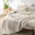 Bedsure King Size Comforter Set in Beige for $27.99