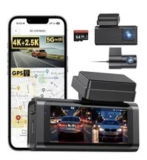 Beferich Dual Channel Dash Camera with 5G Wi-Fi and GPS for $34.10