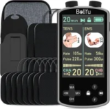 Belifu 4-in-1 TENS EMS Unit Muscle Stimulator with 3.8″ Display for $23.99