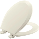 Bemis 500EC Round Wood Toilet Seat with Easy Clean Hinges for $3.33