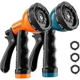 Besiter 10 Watering Patterns Garden Hose Nozzle Sprayer 2-Pack – $9.88