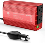 BESTEK 300W Power Inverter DC 12V to AC 110V Adapter for $19