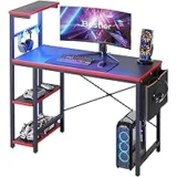 Bestier D471Z 44-Inch Gaming Desk with LED Lights for $69.99