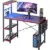 Bestier D471Z 44-Inch Gaming Desk with LED Lights for $69.99