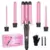 BESTOPE PRO 5-in-1 Women’s Curling Wand Set with 3 Barrel Hair Crimper for $18