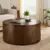 Better Homes & Gardens Miller Drum Coffee Table in Walnut or Black for $71