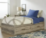 Better Homes & Gardens Twin Storage Bed with 2 Drawers for $150