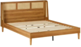 Better Homes & Gardens Springwood Caning Queen Platform Bed with Headboard for $86.50