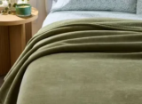 Better Homes & Gardens 92″ x 92″ Wexford Chenille Blanket for $15