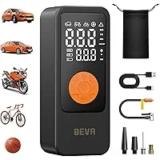 BEVA Portable Tire Inflator with Pressure Gauge for $14.99