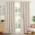 BGment Linen Blackout Curtains – 2 Panels for $9.99