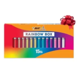 15-Pack BIC 4-Color Retractable Ball Pens for $18
