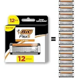 BIC Flex 5 Refillable Razors with 12 Cartridges for $9.08