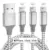 Bkayp 10ft USB-A to Apple MFi Certified Lightning Cable 3-Pack for $3.99