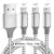 Bkayp 10ft USB-A to Apple MFi Certified Lightning Cable (3-Pack) for $3.99
